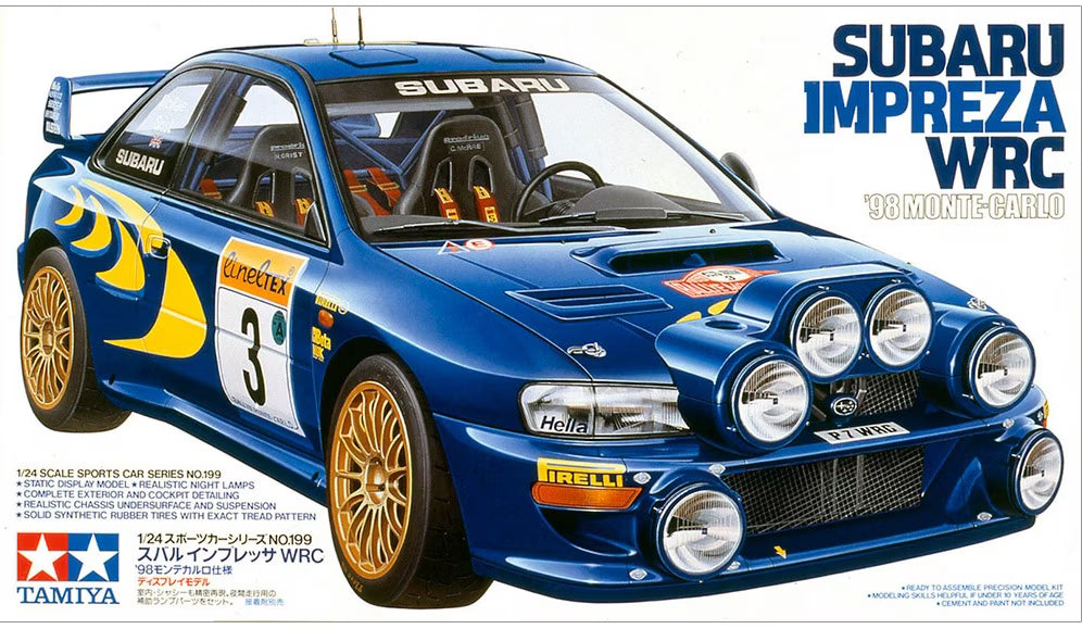 1/24 Subaru Impreza WRC ’98 Monte-Carlo