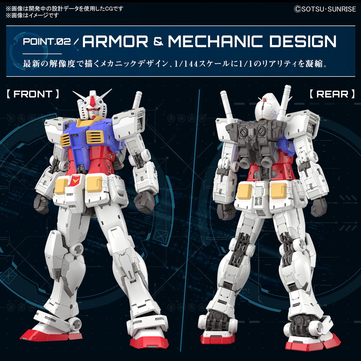 1/144 RG RX-78-2 Gundam Ver. 2.0 details