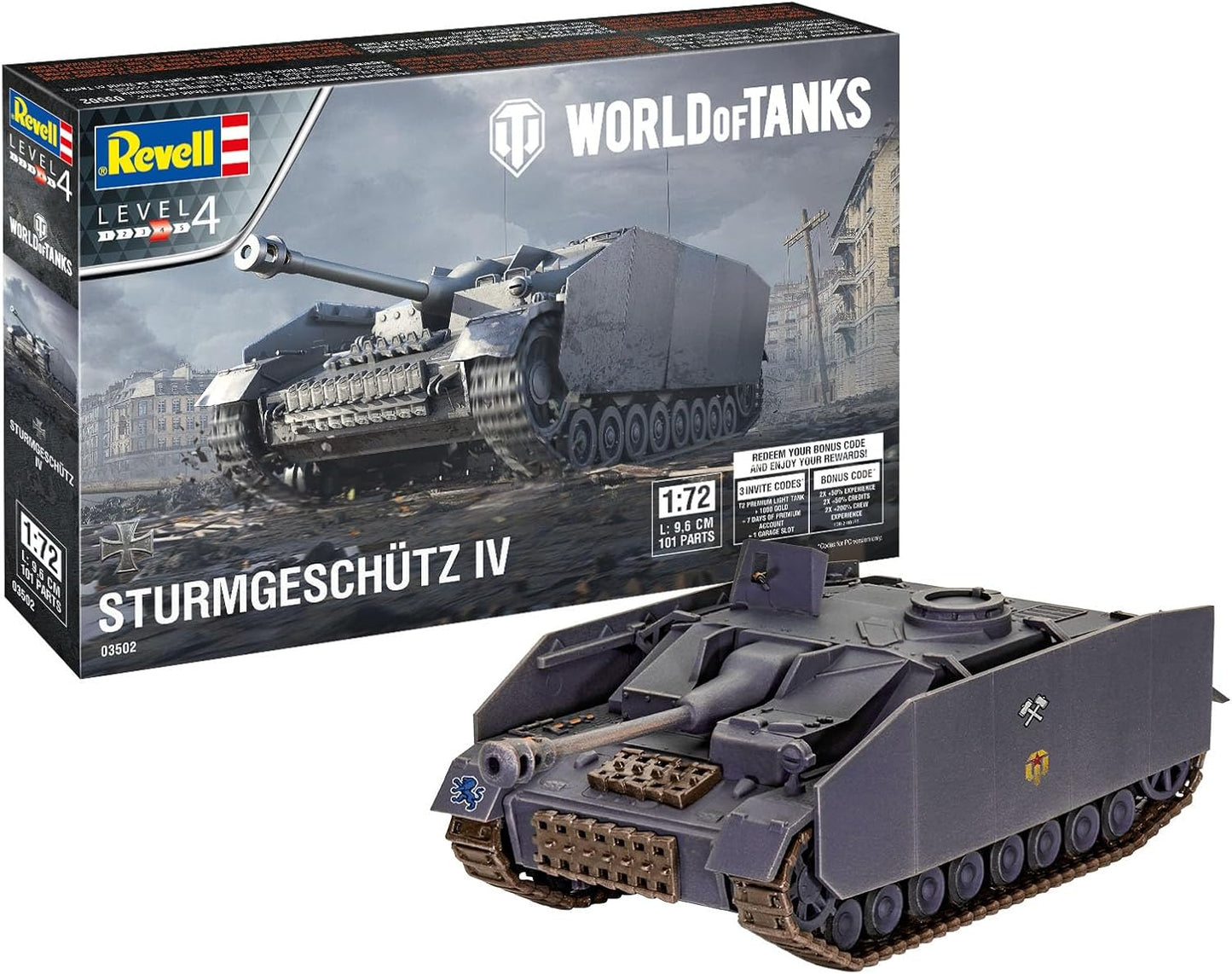 World of Tanks 1/72 Sturmgeschütz IV Model Kit