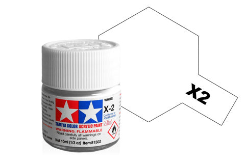 Tamiya Acrylic Mini X-2 White