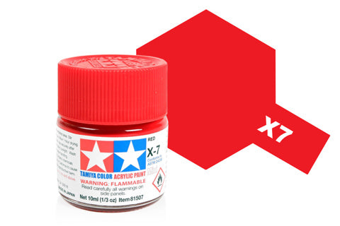 Tamiya Acrylic Mini X-7 Red