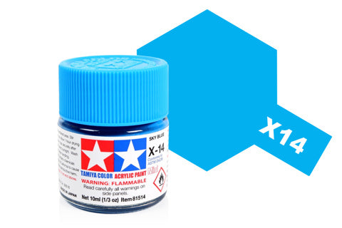 Tamiya Acrylic Mini X-14 Sky Blue