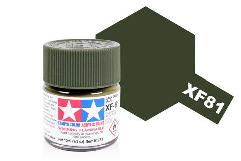 Tamiya Acrylic Mini XF-81 Dark Green 2 (RAF)