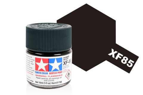 Tamiya Acrylic Mini XF-85 Rubber Black