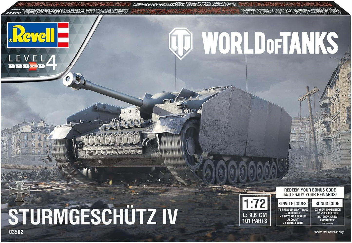 World of Tanks 1/72 Sturmgeschütz IV Model Kit