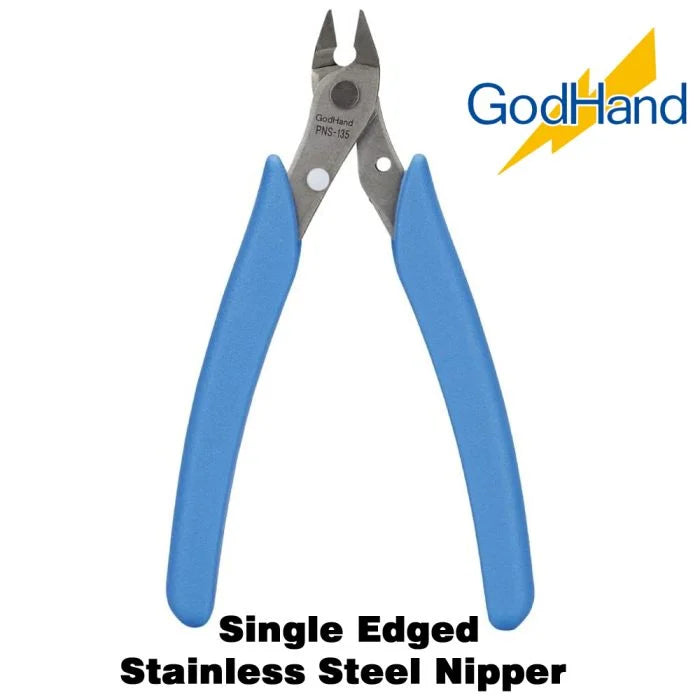 GodHand Single Edged Stainless Steel Nipper Made In Japan # GH-PNS-135