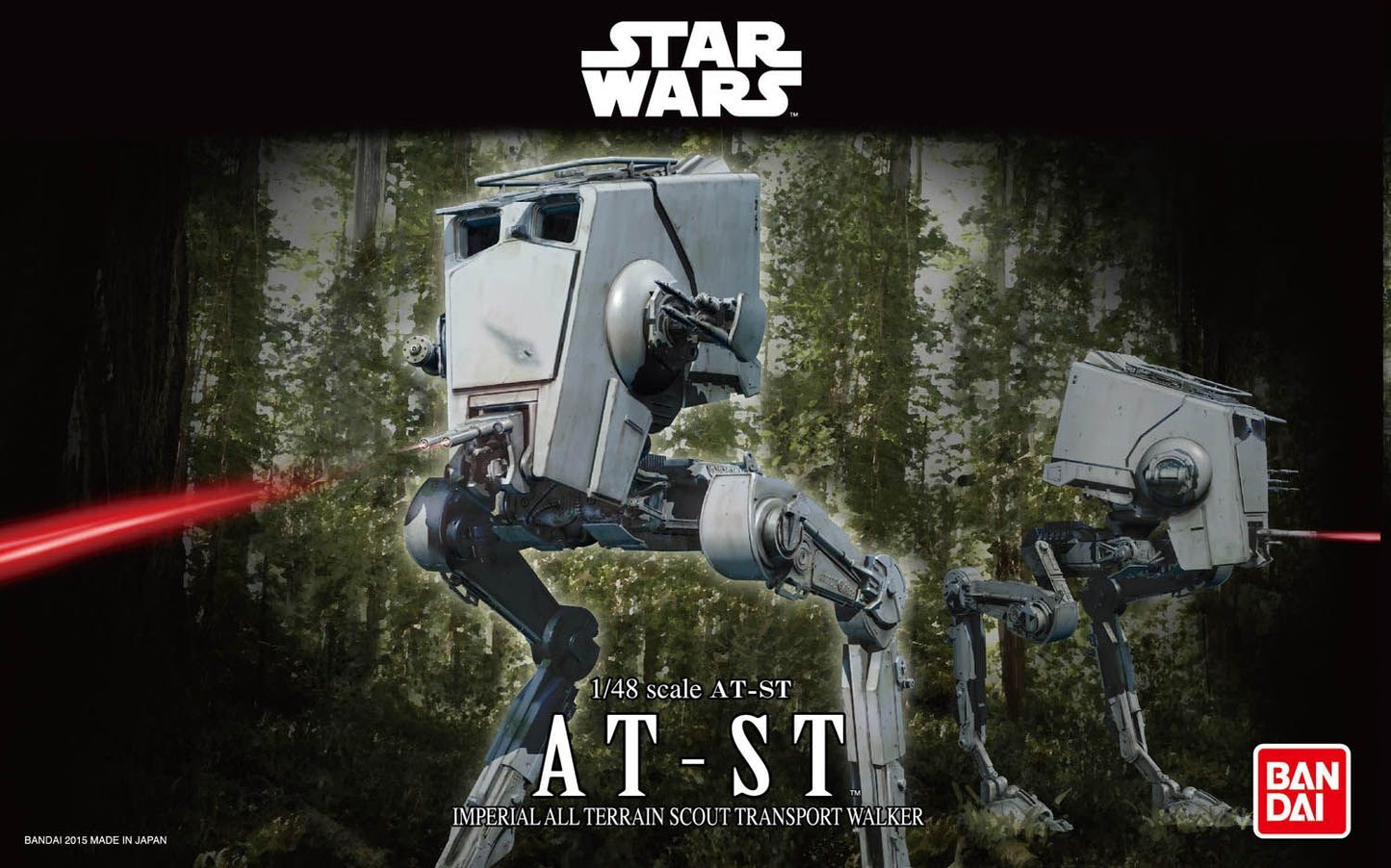 Star Wars AT-ST 1/48 Scale Bandai Plastic Model Kit
