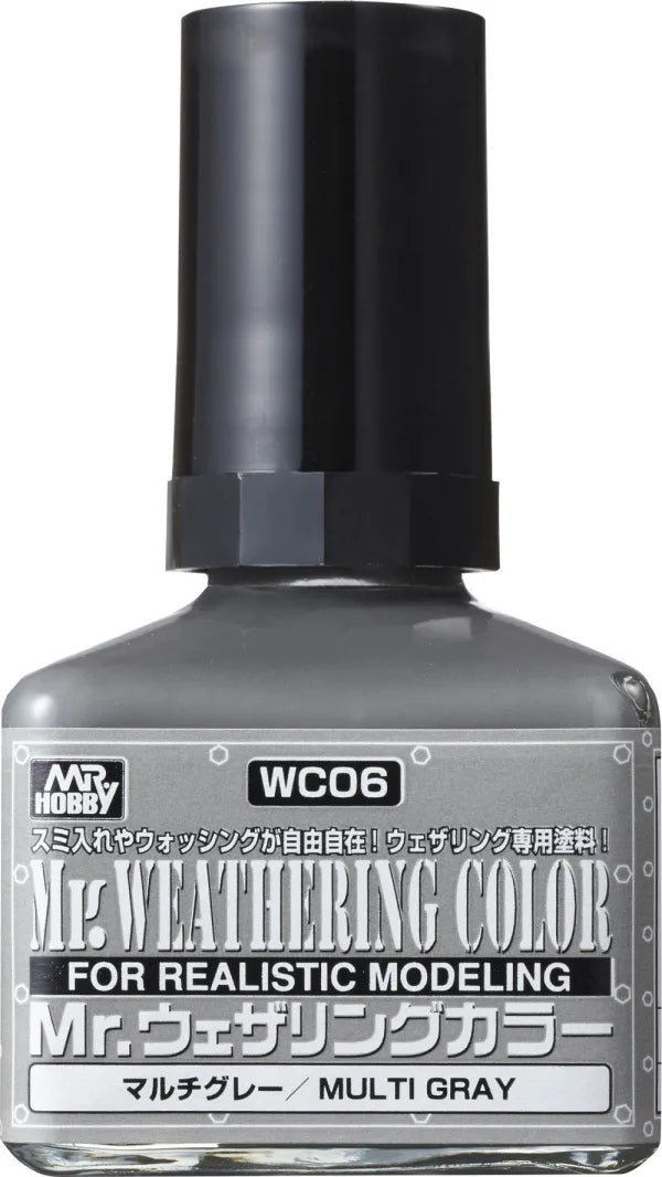Mr.Hobby Mr.Weathering Color - Multi Gray 40ml WC06