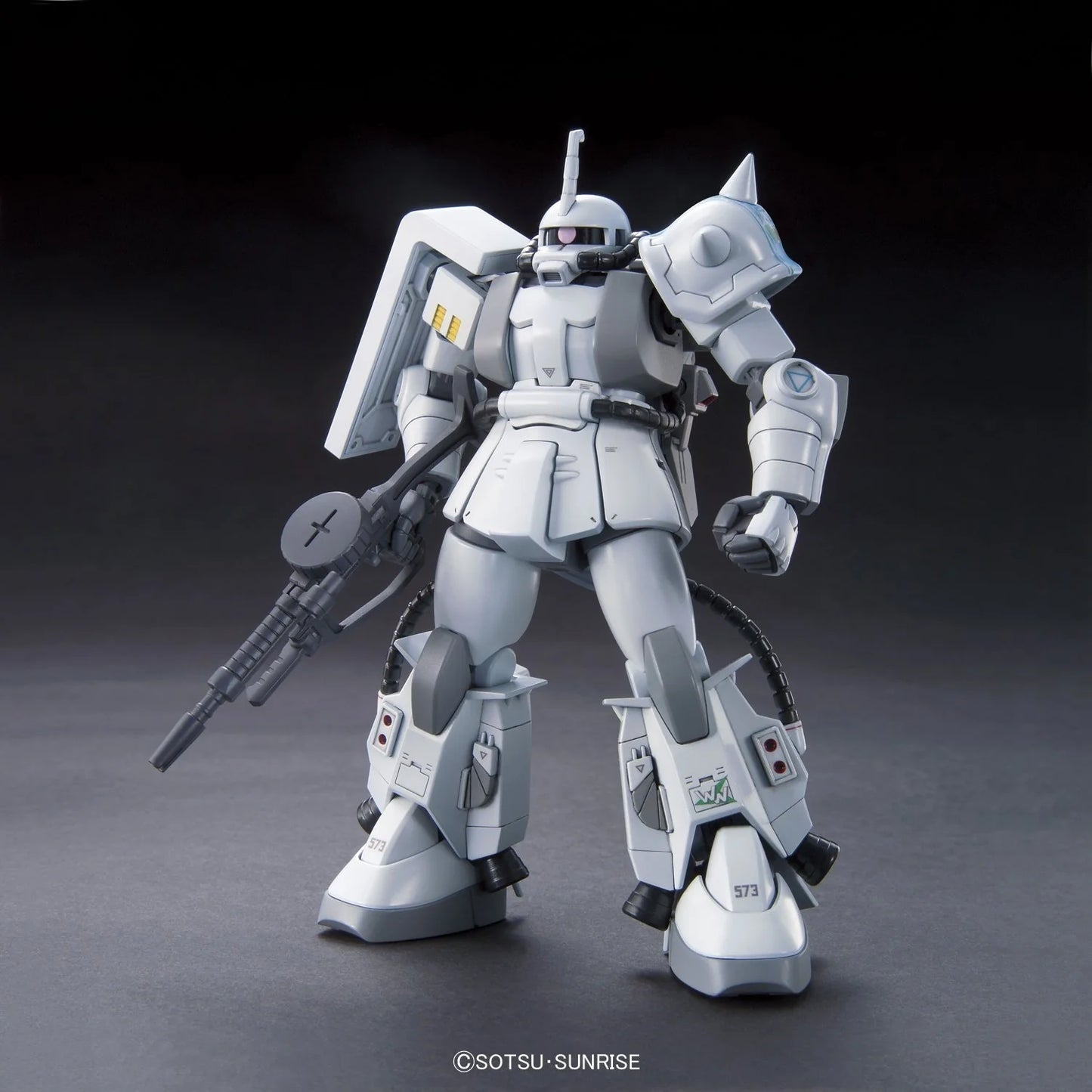 1/144 High Grade Universal Century 154 MS-06R-1A ZAKU II Shin Matsunaga finished product pose.