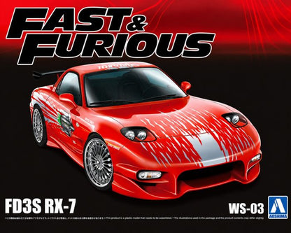 Aoshima 1/24 Fast & Furious Dominic Toretto's FD3S RX-7