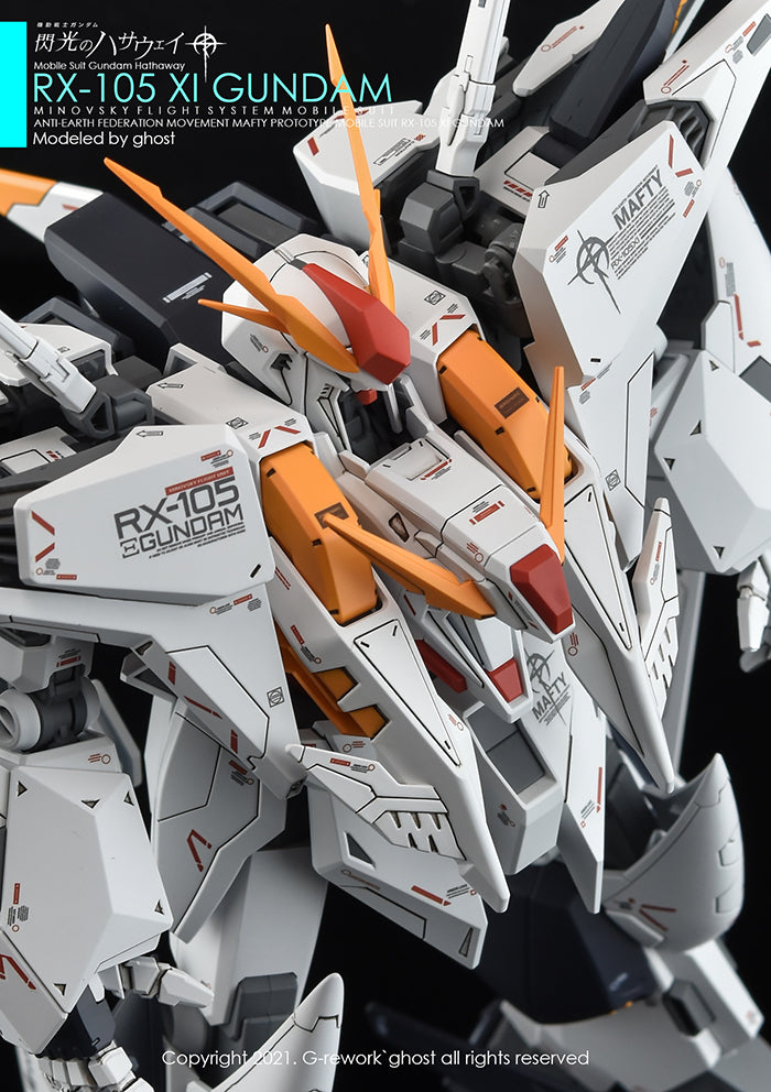 G-Rework Decals - HG RX-105 Xi Gundam [CD-H238]