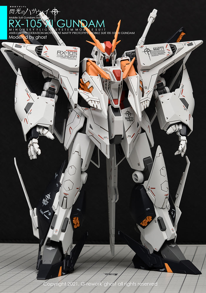G-Rework Decals - HG RX-105 Xi Gundam [CD-H238]