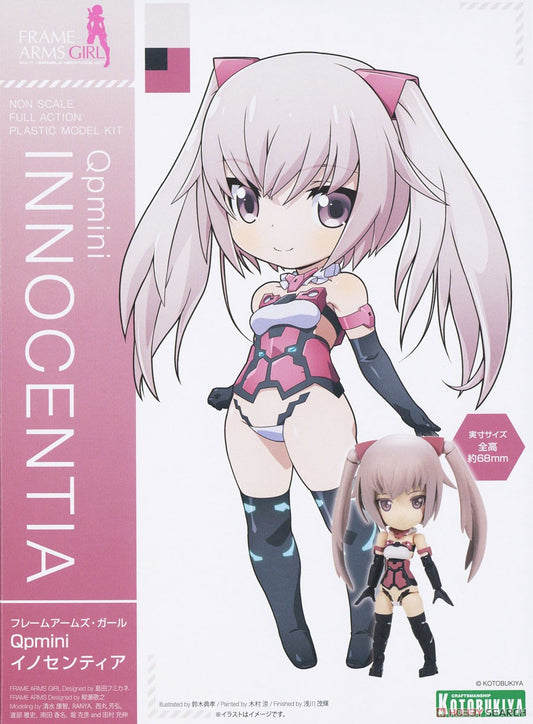 Frame Arms Girl Qpmini Plastic Model Kit Innocentia 7 cm