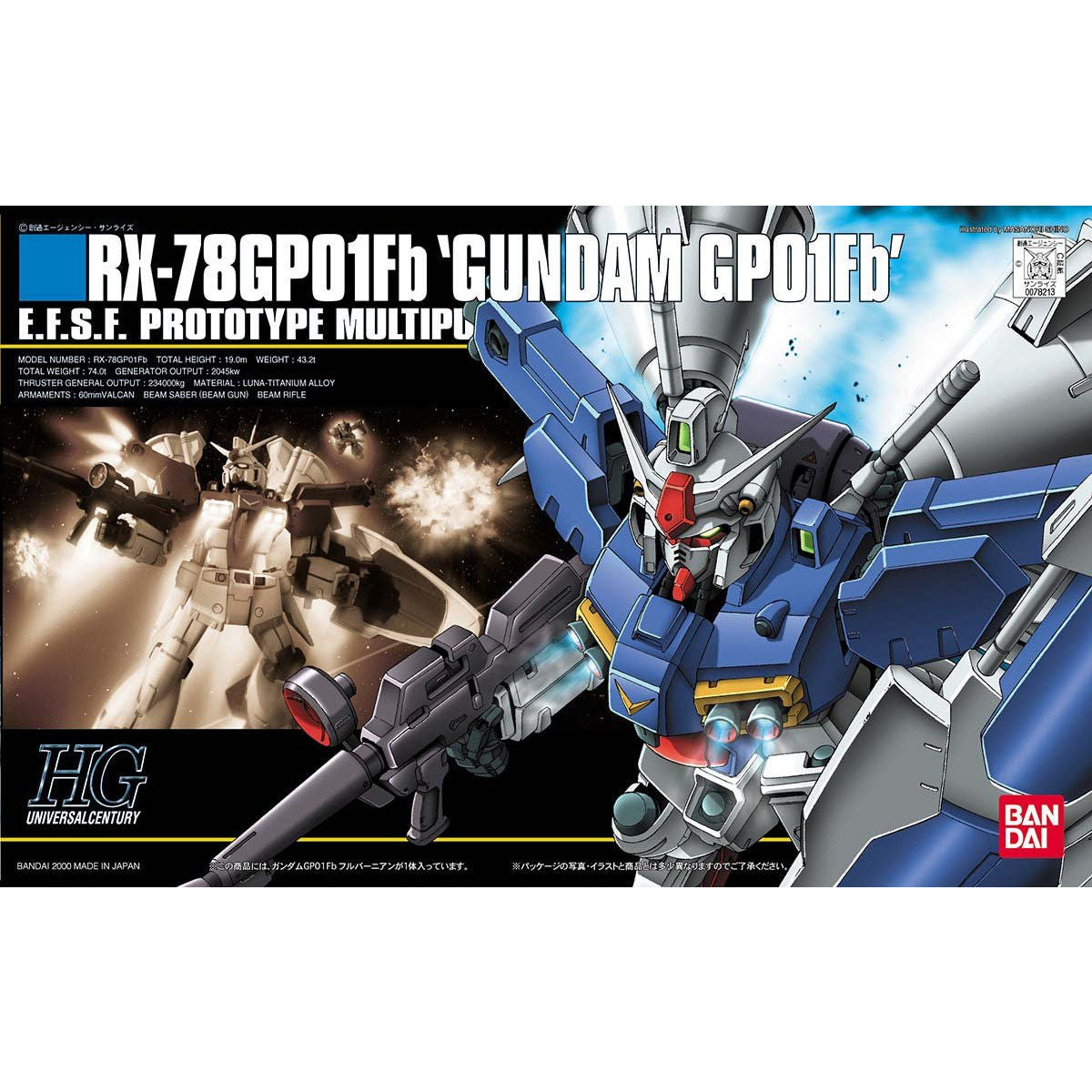 1/144 HGUC Gundam GP01 FB