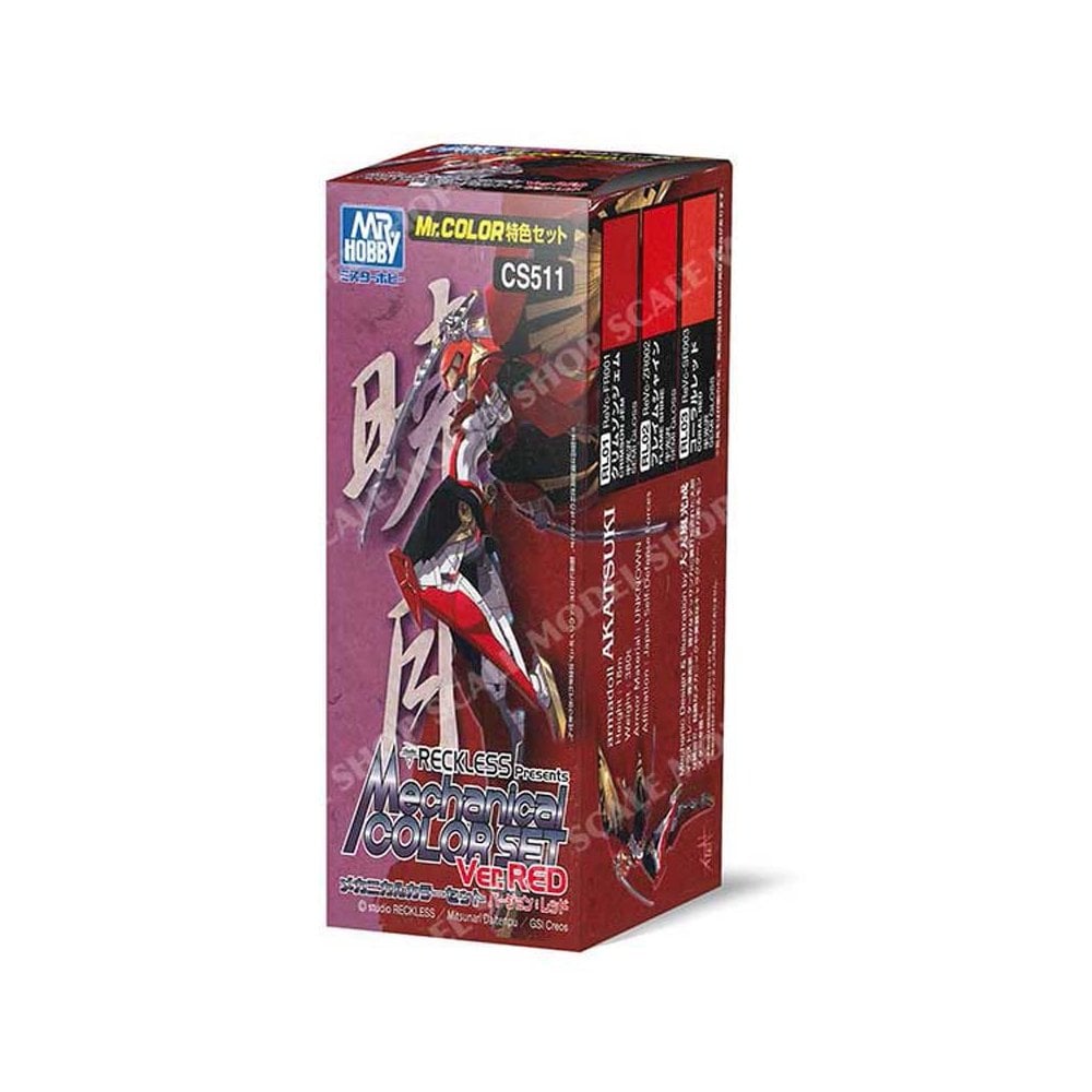 Mr Hobby Mechanical Colour Set Ver.Red CS-511