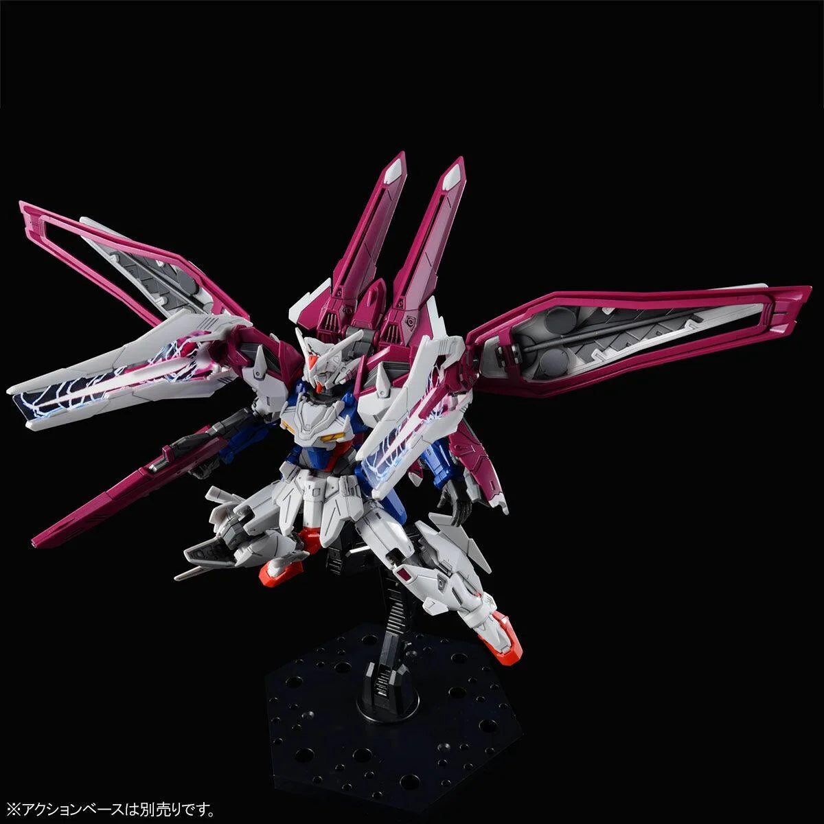 1/144 HGAC Gundam L.O Booster Action pose 2