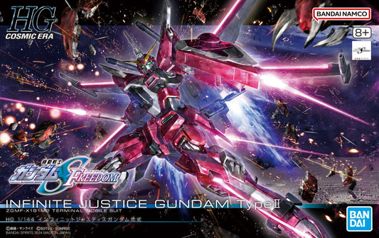 1/144 HG Infinite Justice Gundam Type II (Gundam SEED Freedom) Box Art