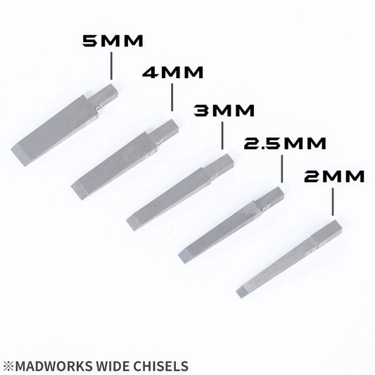 Madworks Tungsten Steel Wide Chisels