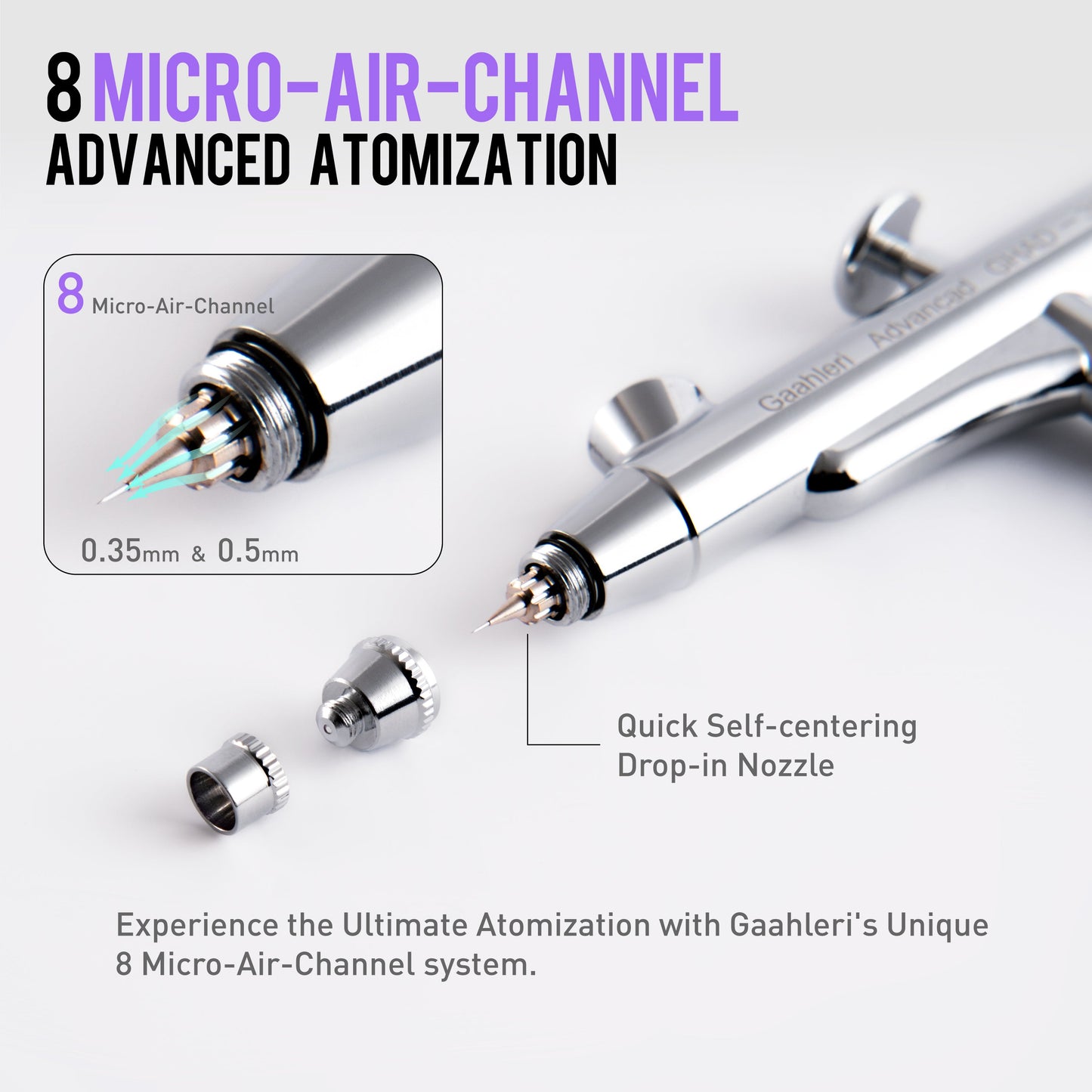 Gaahleri Advanced Series GHAD-39 Airbrush