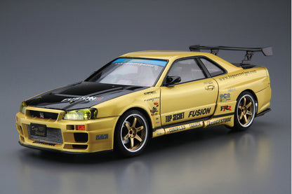 Aoshima 1/24 Topsecret Nissan BNR34 Skyline Gt-R '99