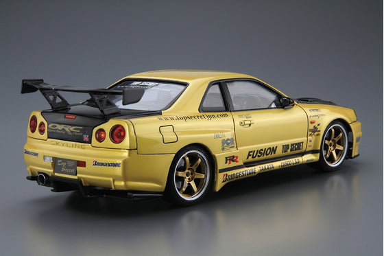 Aoshima 1/24 Topsecret Nissan BNR34 Skyline Gt-R '99
