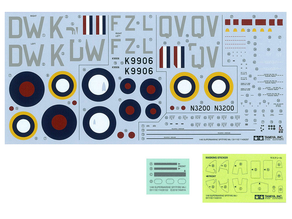 1/48 Supermarine Spitfire MK.I Tamiya