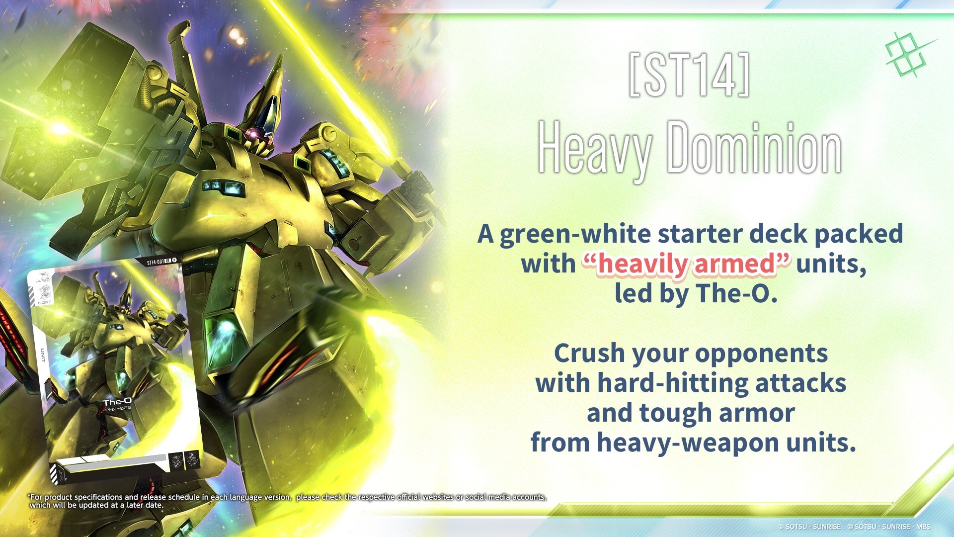 Gundam Card Game: Heavy Dominion (ST14)