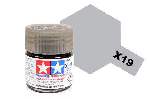 Tamiya Acrylic Mini X-19 Smoke