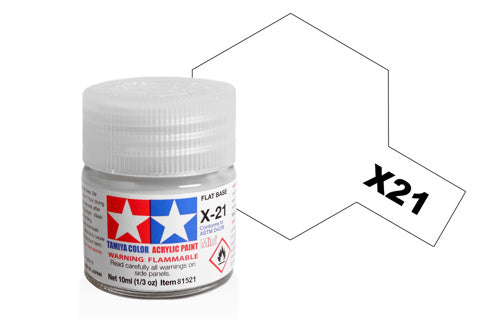 Tamiya Acrylic Mini X-21 Flat Base