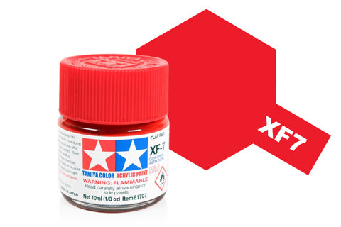 Tamiya Acrylic Mini XF-7 Flat Red