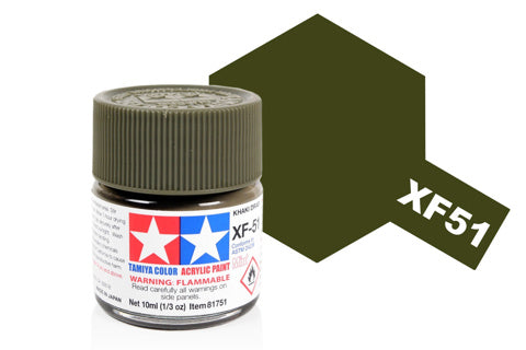Tamiya Acrylic Mini XF-51 Khaki Drab