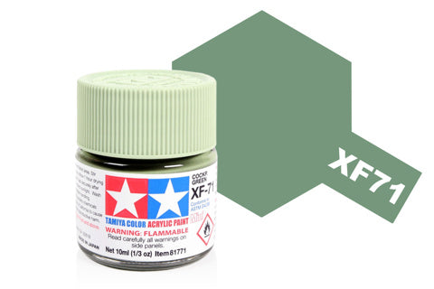 Tamiya Acrylic Mini XF-71 Cockpit Green (IJN)