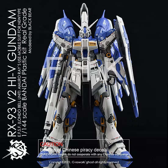 G-Rework Decals - RG Hi V Gundam [CD-RG36]