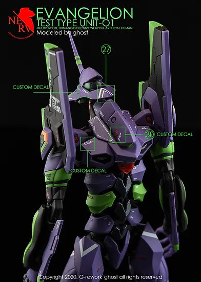 G-Rework Decals - RG Evangelion EVA-01 [CD-RG-E1]