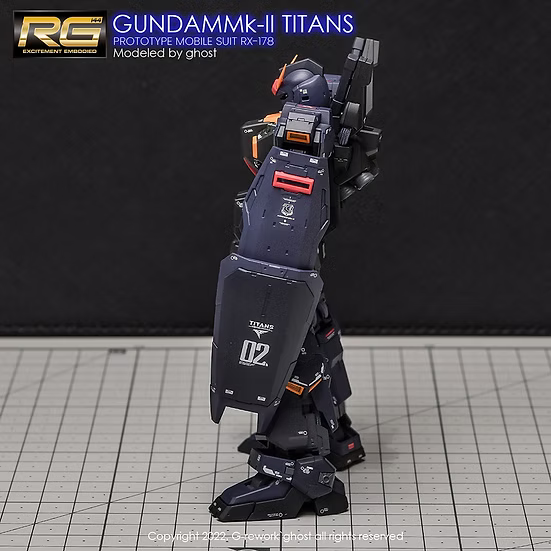 G-Rework Decals - RG RX-178 MK-II Gundam Titans [CD-RG07]