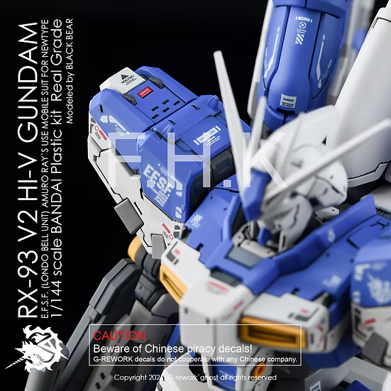 G-Rework Decals - RG Hi V Gundam [CD-RG36]