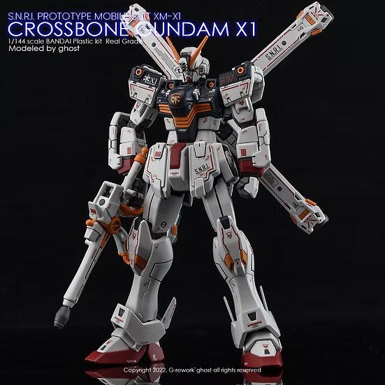 G-Rework Decals - RG Crossbone Gundam X1 [CD-RG31]