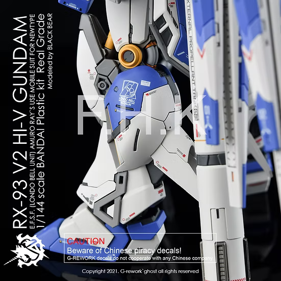 G-Rework Decals - RG Hi V Gundam [CD-RG36]