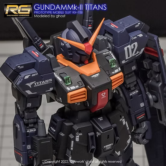 G-Rework Decals - RG RX-178 MK-II Gundam Titans [CD-RG07]