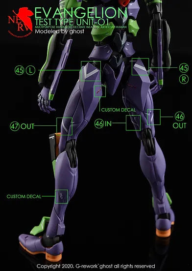 G-Rework Decals - RG Evangelion EVA-01 [CD-RG-E1]