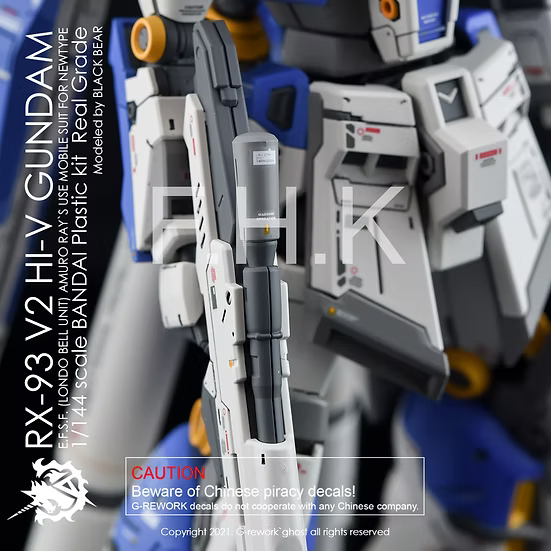 G-Rework Decals - RG Hi V Gundam [CD-RG36]