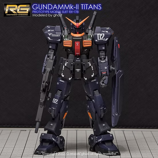G-Rework Decals - RG RX-178 MK-II Gundam Titans [CD-RG07]