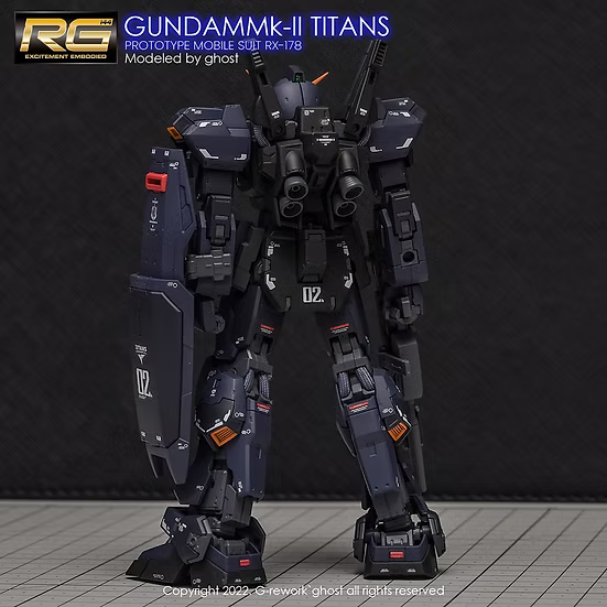G-Rework Decals - RG RX-178 MK-II Gundam Titans [CD-RG07]