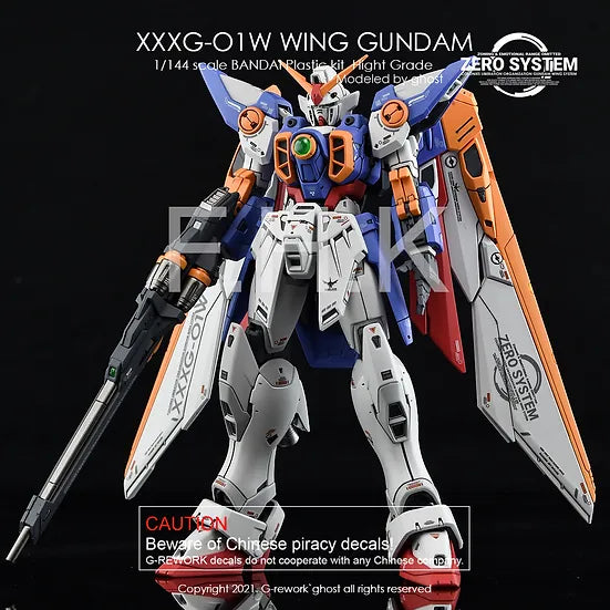 G-Rework Decals - RG Wing Gundam [CD-RG35]