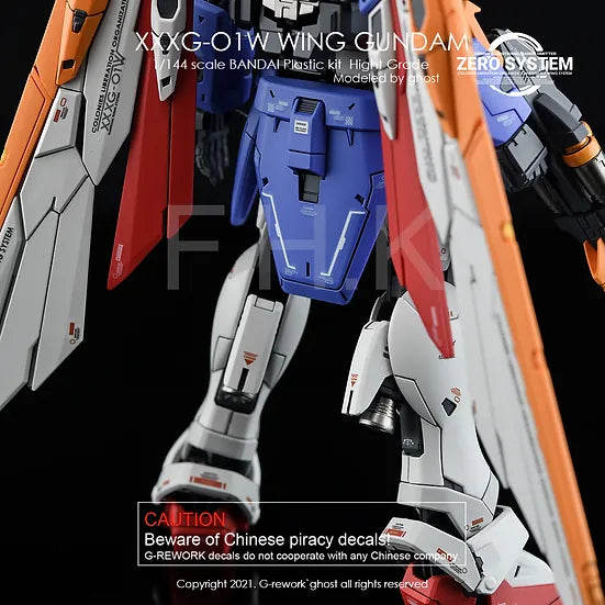 G-Rework Decals - RG Wing Gundam [CD-RG35]