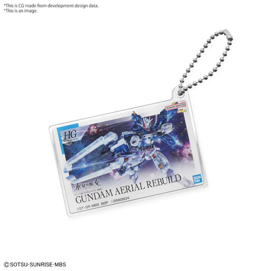 Gunpla Package Art Acrylic Ball Chain HG Gundam Aerial Rebuild