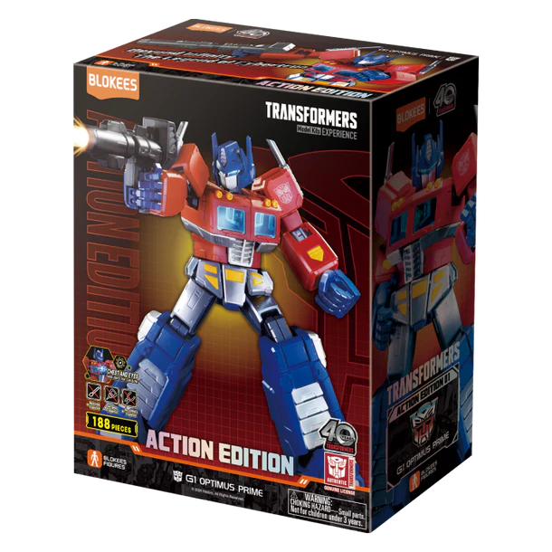 Blokees Transformers Action Edition G1 Optimus Prime Packaging