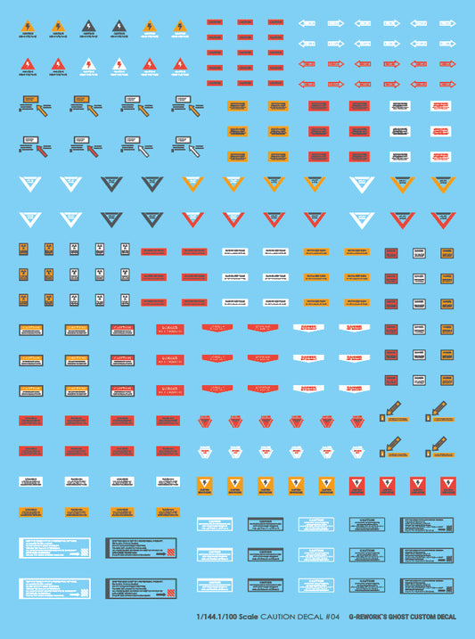 G-Rework Decals - Caution 04 [CAU-04]