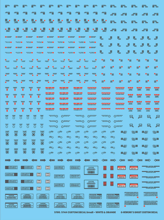 G-Rework Decals - Caution Gray and Red [CAU-03]