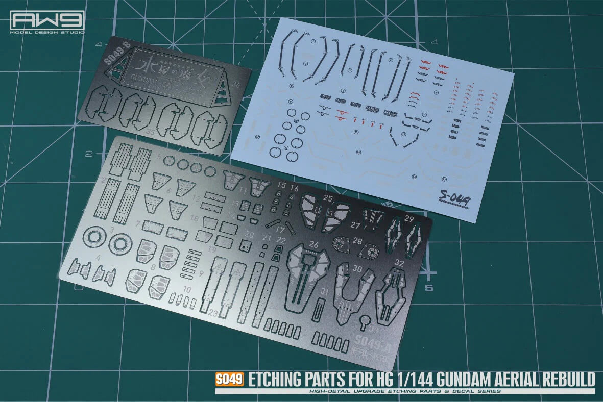 Madworks AW9 Etching Parts for 1/144 HG Gundam Aerial Rebuild S49